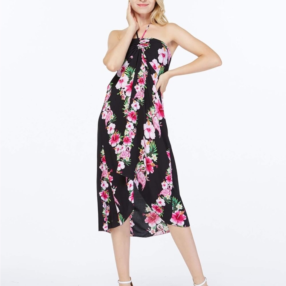 Two Hawaiian hangover tube dresses